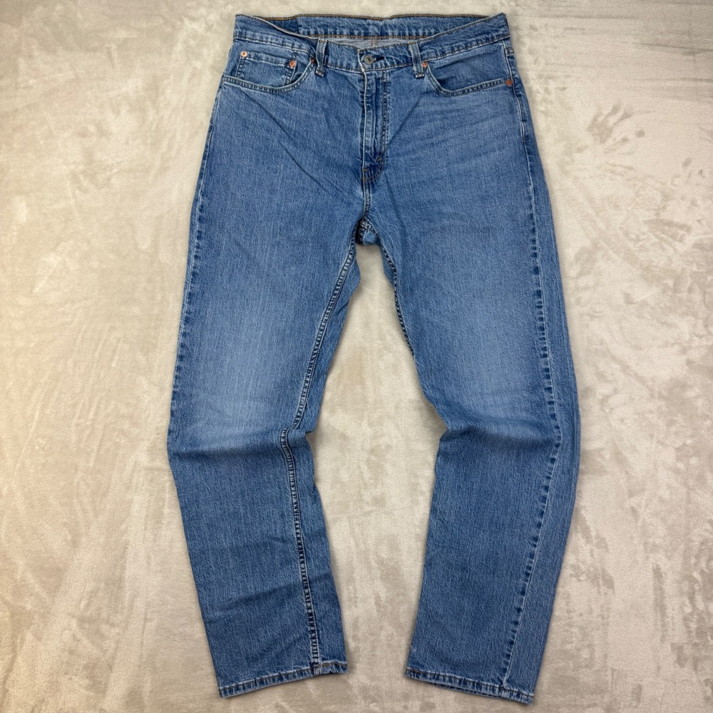 Levi 559 Jeans Mens 36x34 Blue Relaxed Straight Classic‎ Denim Loose Baggy